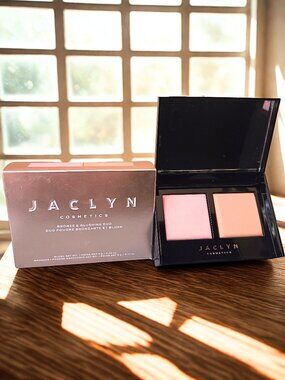 Jaclyn Cosmetics Bronze & Blush Duo Pink Me Up Oh Honey NIB (Read)